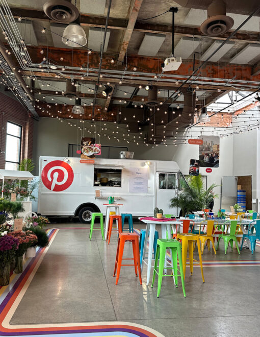 Corporate Special Event Catering – Pinterest Event at The Symes