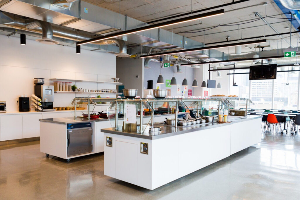 TOBEN Food by Design Modern Cafeteria catering program in downtown Toronto office